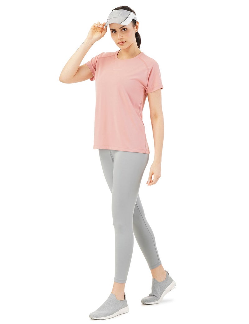 pump'd قميص أثليجر للنساء برقبة مستديرة للنادي الرياضي - الحماية من الأشعة فوق البنفسجية | الدرزات فائقة النعومة | كويك جافة | ملابس رياضية قمصان للنساء تيشيرتات بوليستر للنساء للنادي الرياضي وملابس الرياضة مضادة للرائحة - Image 2